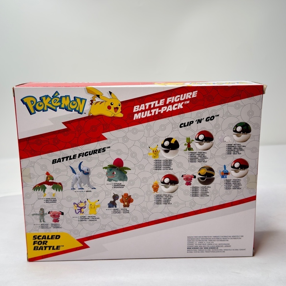 Pokemon Battle Ready Pikachu Figure Multi 8-Pack New Sealed Box - Picture 4 of 7